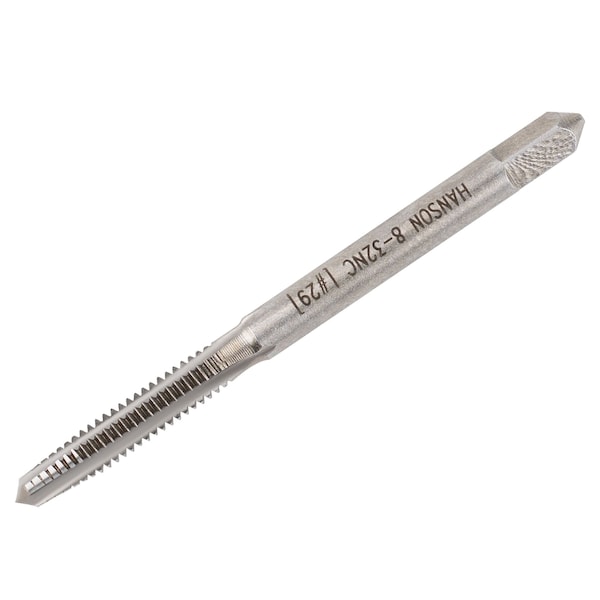 Irwin Straight Flute Tap, #8-32, Carbon Steel - 1024