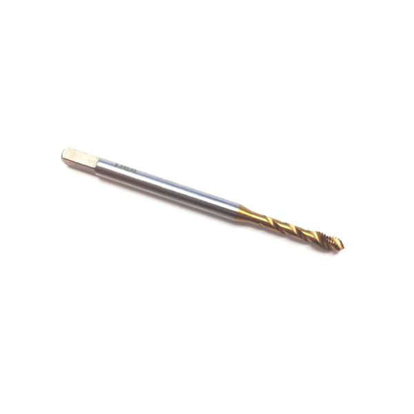 Hhip M2.5-0.45 D3 TiN 35 Degree Metric Spiral Flute Bottom Tap - 1011-7750