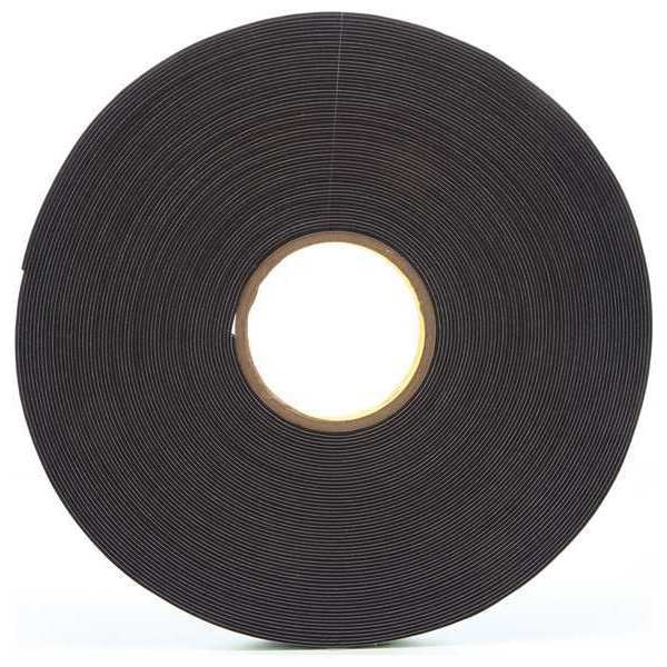 Cinta de doble cara de 3M, 1 pulgada, negra, 36 yardas, paquete con 9 unidades - 4056.