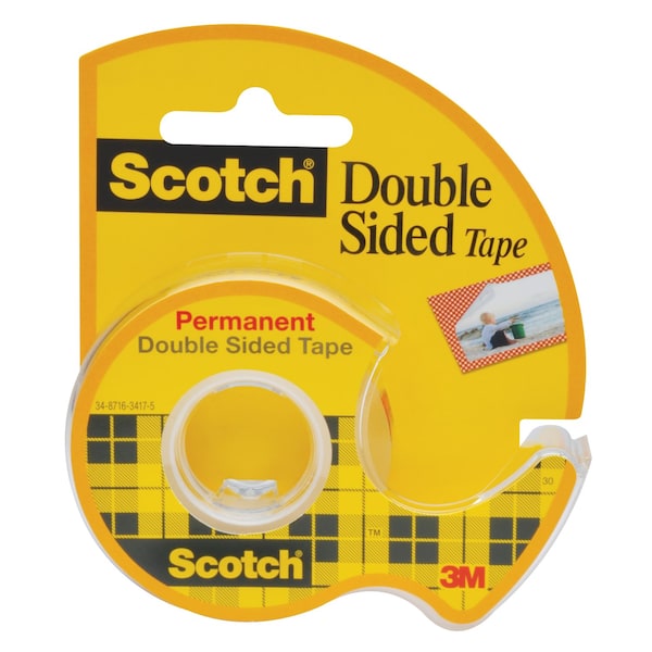 Cinta Doble Lado Transparente de 1/2 pulg. x 450 pulg. - CLIP-137