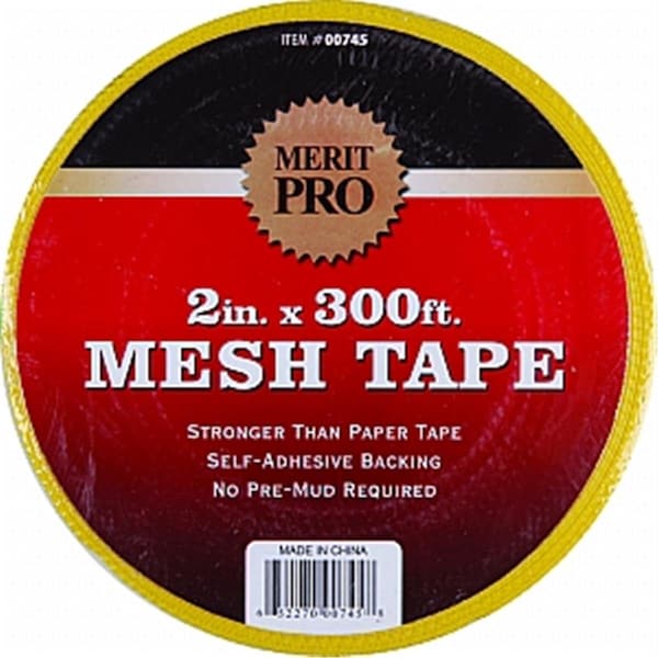 Merit Pro 745 2x300 pies Cinta de malla amarilla - 652270007458