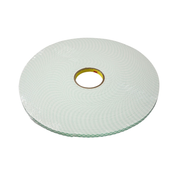 Cinta de espuma de doble cara de 3M, 1/2 "x18 yds., 1/4", Natural, paquete de 18 - T9534004
