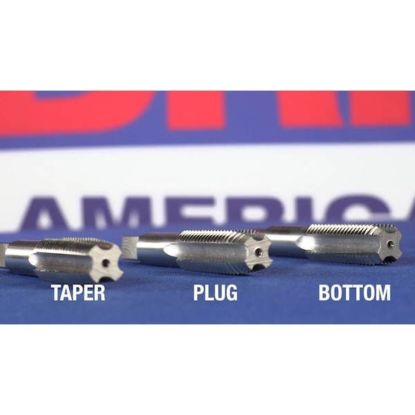 Drill America m22 x 1.5 HSS 4 Flute Tap Set - DWTS22X1.5