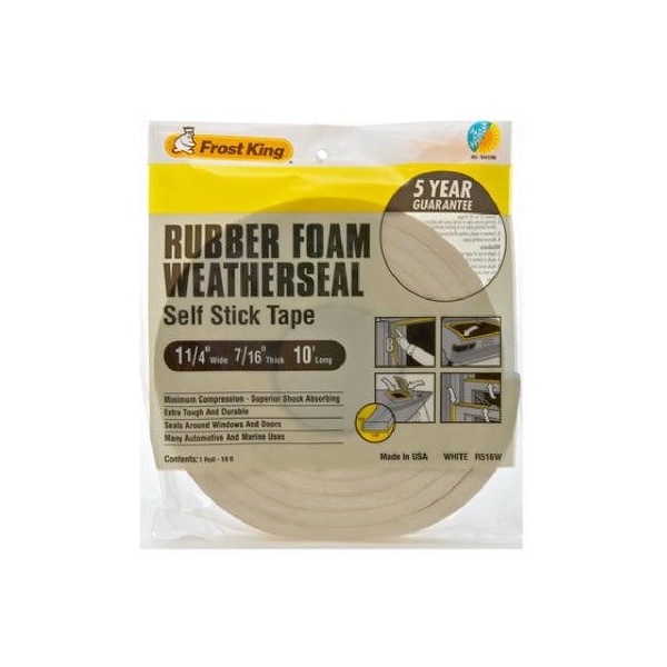 Cinta de espuma de alta densidad Thermwell Products WHT - R516WH