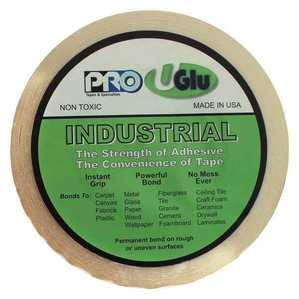 Cinta adhesiva Uglu, rollo de 1" x 65 ft, color Ámbar - 349UGLU1065