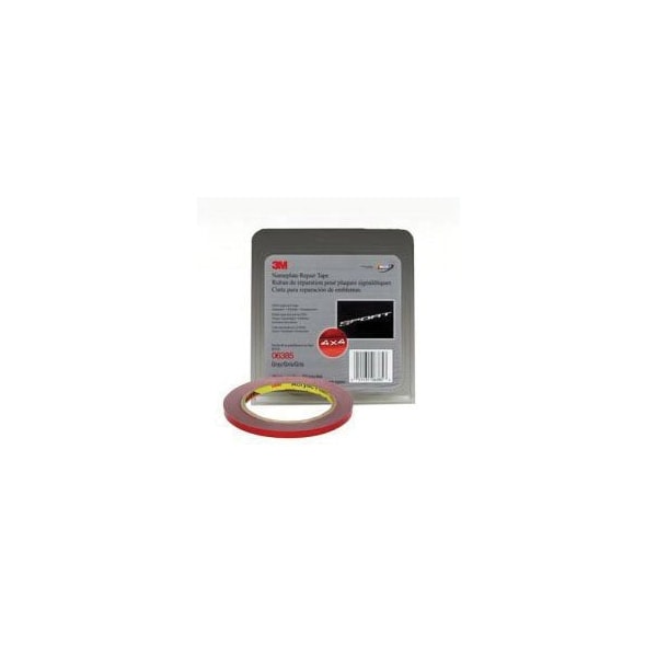 Cinta de Reparación de Placa de Nombre 3M 06385, Gris, 0.76 mm, .236 pulgadas x 5 yardas - 7000050102