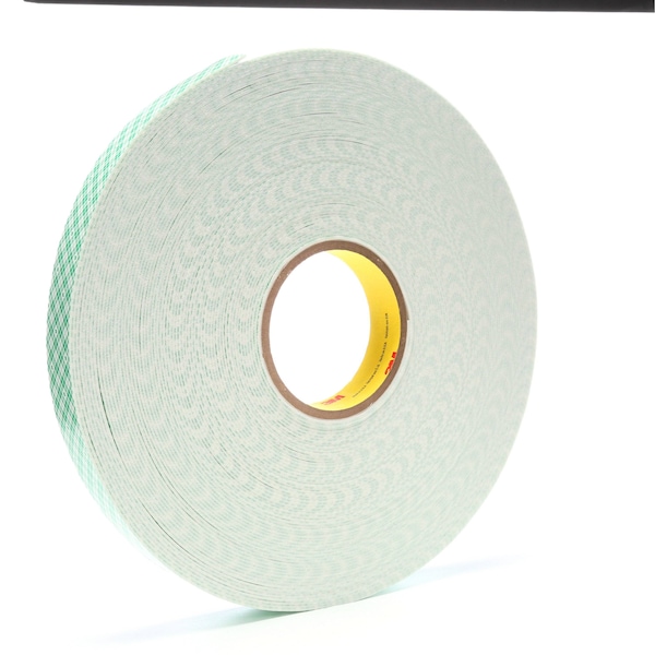 Cinta de espuma de doble cara de 3M, 1"x36 yardas, 1/16", Natural, paquete de 9 - T9554016