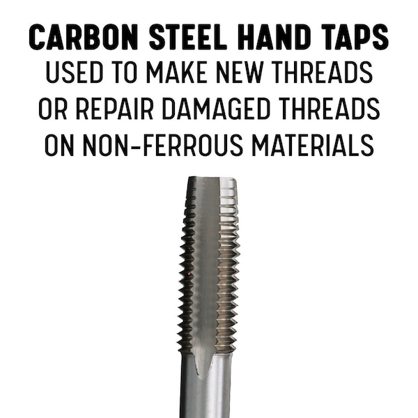 Drill America 1"-8 UNC Carbon Steel Tap Set - DWTS1-8
