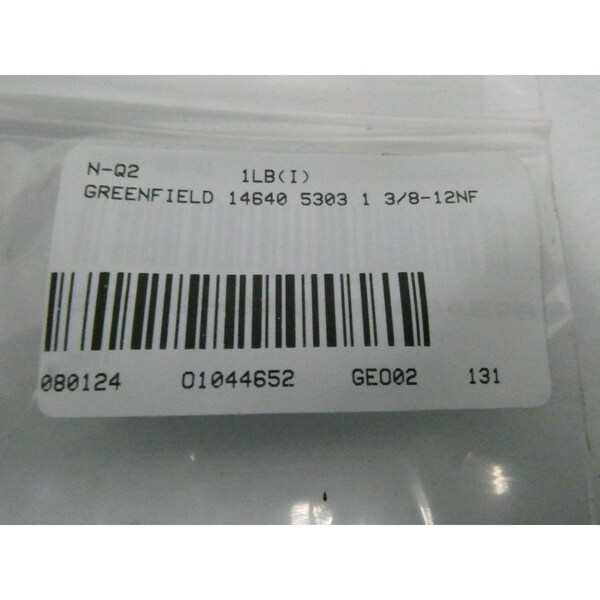 Greenfield 1-3/8IN PIPE BOLT TAP - 14640 5303 1-3/8-12NF