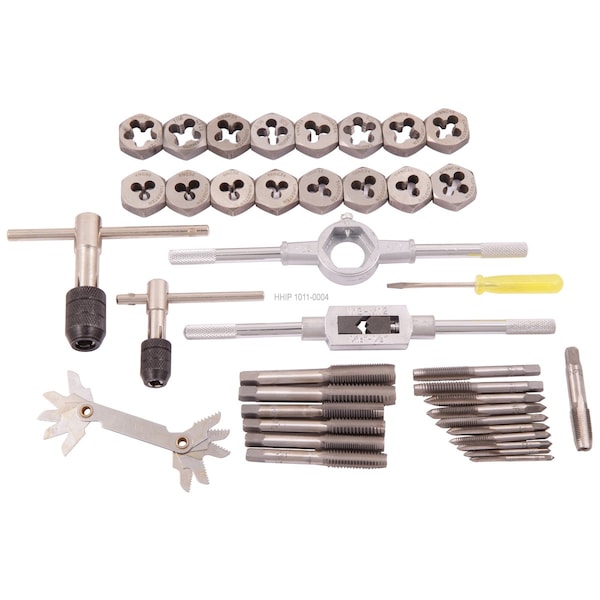 Hhip 41 Piece #4-1/2" Tap & Die Set With Hexagon Shaped Dies - 1011-0004