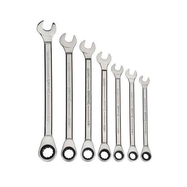 Llave combinada Williams, abertura de 11/32 pulgadas, redondeada, acero de aleación - JHW1211RS