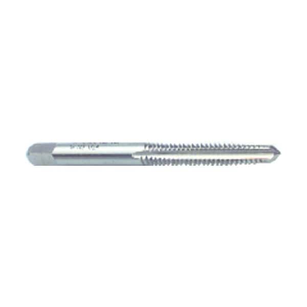 Morse Straight Flute Hand Tap, Series 2068, Imperial, GroundUNF, 080, Tapered Chamfer, 2 Flutes, HSS,  - 33601