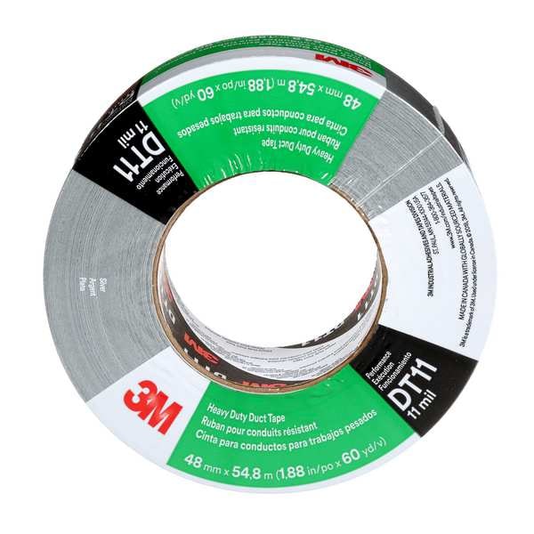 Cinta de ducto 3M, plateada, 11 mil, 54.8m L x 48mm W - DT11