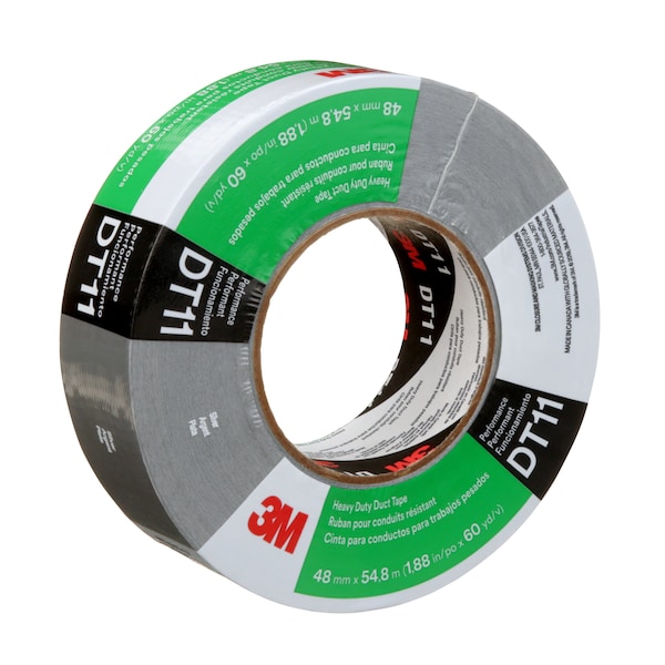 Cinta de ducto 3M, plateada, 11 mil, 54.8m L x 48mm W - DT11