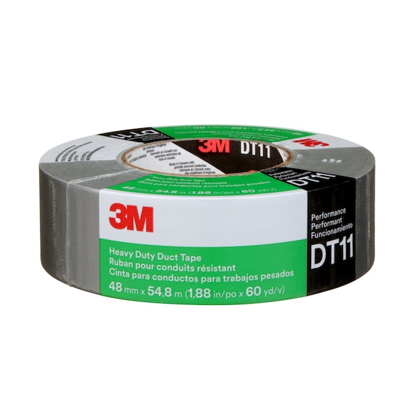 Cinta de ducto 3M, plateada, 11 mil, 54.8m L x 48mm W - DT11