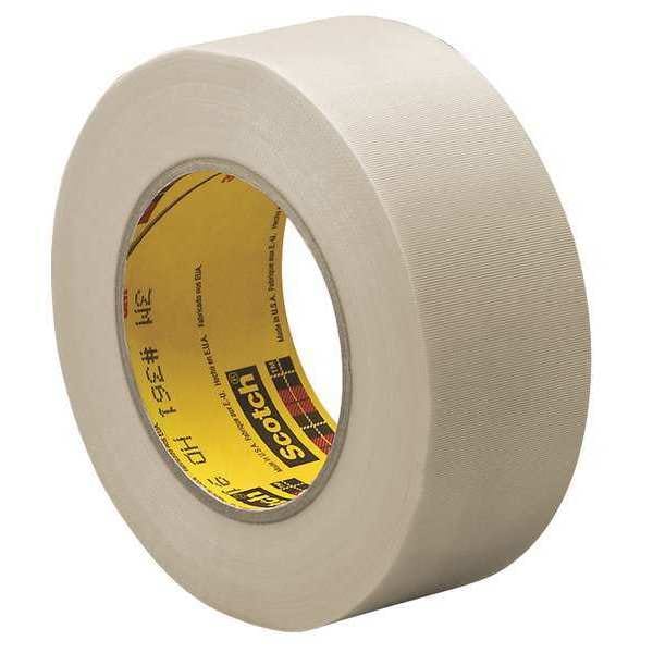 Cinta de tela de 3M, 1/2 pulgadas x 60 yardas, 6.4 mil, Blanca - 361