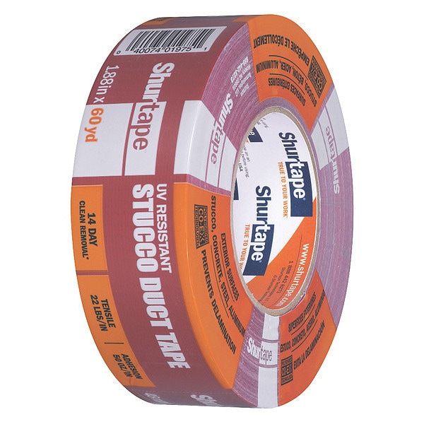 Cinta adhesiva para ductos Shurtape, 48mm x 55m, 9 mil, Rojo - PC 667