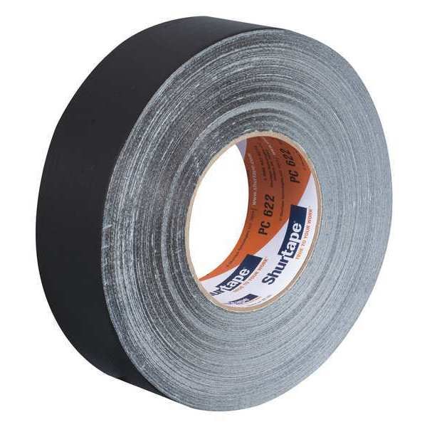 Cinta adhesiva de ducto Shurtape, 55m L, Adhesión 60 oz./in, Negro - PC 622