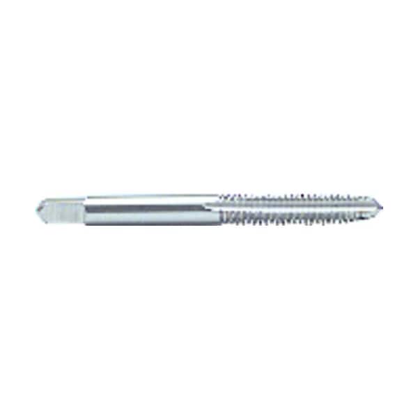 Morse Straight Flute Hand Tap, Series 2046, Imperial, GroundUNC, 18, Plug Chamfer, 4 Flutes, HSS, Brigh - 32480