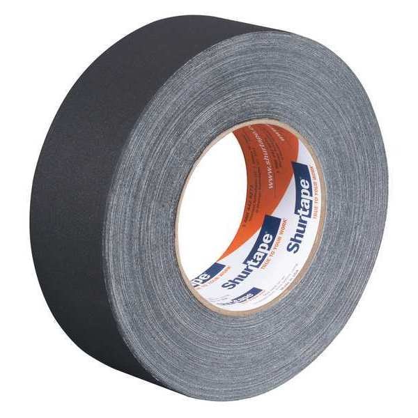 Cinta adhesiva de tela Shurtape, 50m de longitud, Adhesión de 75 oz./in, Negro - P- 628