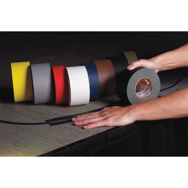 Cinta adhesiva de tela Shurtape, 50m de longitud, Adhesión de 75 oz./in, Negro - P- 628