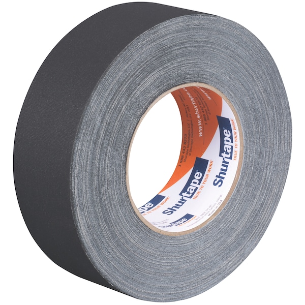 Cinta adhesiva de tela Shurtape, 50m de longitud, Adhesión de 75 oz./in, Negro - P- 628