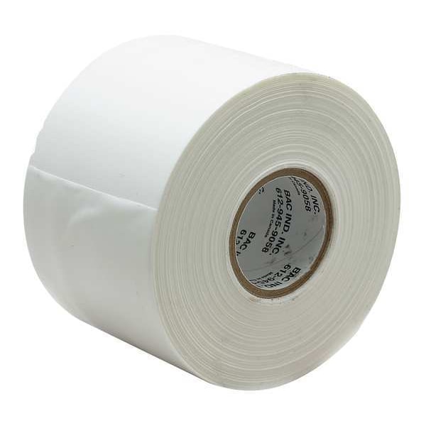 Cinta para lonas Bac Industries, 3 pulgadas x 36 yardas, 7.5 mil, color blanco - TW-108