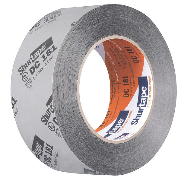 Cinta HVAC Shurtape, 48x110m, 3 mil, metálica plateada - DC 181