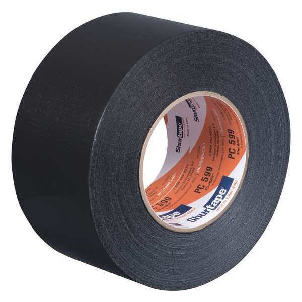 Cinta Adhesiva Duct Tape, 55m L, 72mm A, Negro - PC 009 BLK-72mm x 55m-16 rollos/csp