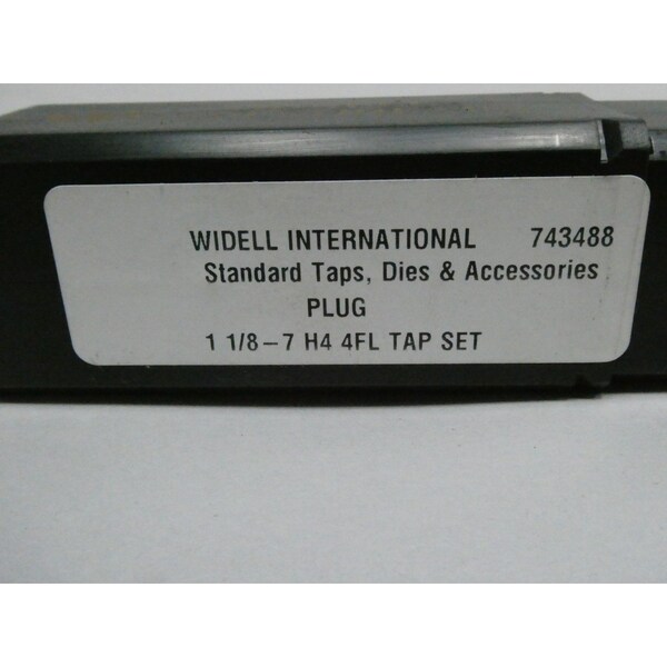 Widell 4FL SET 1-1/8IN OTHER TAP - 743488 1 1/8-7