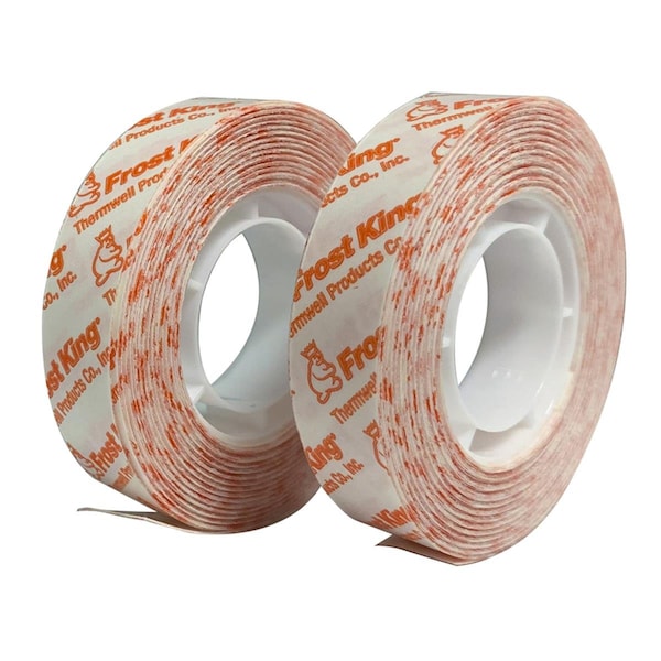 Cinta de montaje doble cara transparente Frost King de 0.5 x 30 pies - 5019754