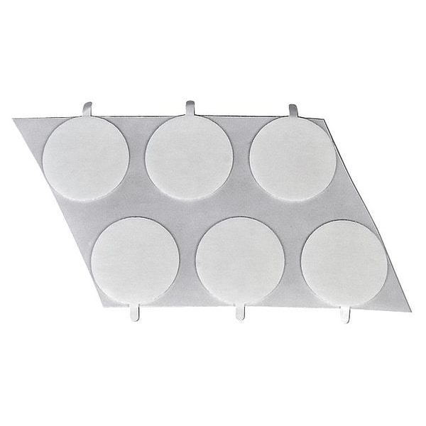 Cinta adhesiva de espuma de doble capa Tapecase con pestaña de tracción 1" de diámetro blanco 25 paquetes - 16U776