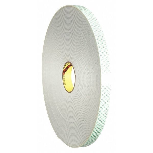 Cinta de espuma de doble cara de 3M, 3/4"x36 yardas, 1/8", Natural, paquete de 12 - T9544008