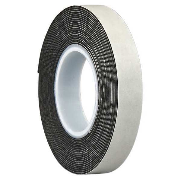 Cinta de espuma de doble cara 3M 4462B 3" x 5yd, negro - 4462B