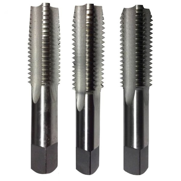 Tap America Hand Tap Set, Series TA, Metric, M6x1 Size, 4 Flutes, Right Hand Cutting Direction, BottomingPlug - T/AS6X1