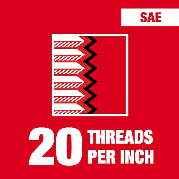 Milwaukee Tool 14-20 NS Straight Flute Plug Tap - 49-57-5133