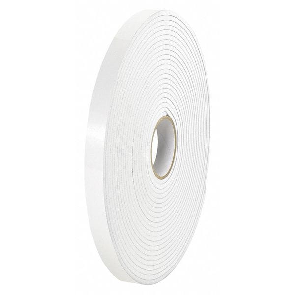 Cinta de espuma de doble cara removible de Tape Logic, 1/32", 1" x 72 yds., Blanco, 2/Caja - T95559002PK