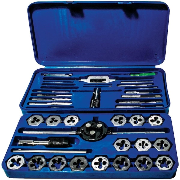Century Drill Tool Century Drill & Tool Tap and Die Fractional Set 40-Piece - 98900