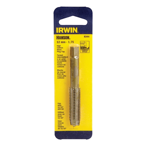 Irwin Irwin Hanson High Carbon Steel Metric Plug Tap 12 - 1.75 mm 1 pc - 8344ZR