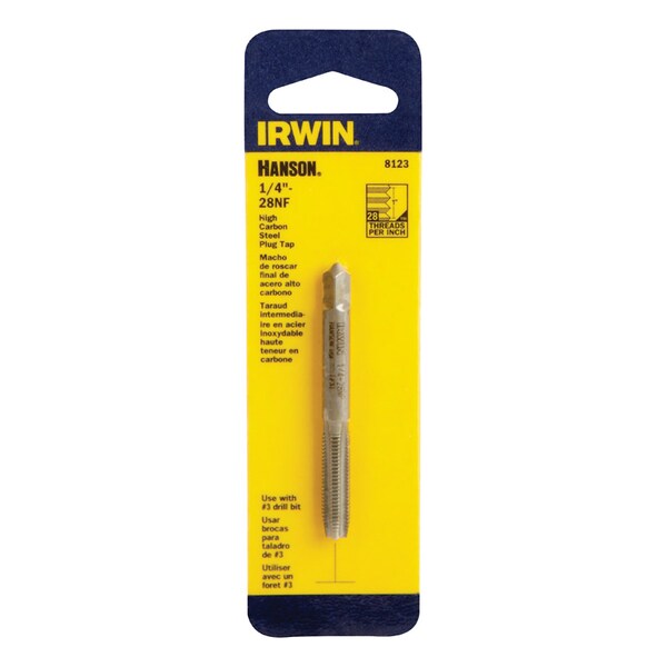 Irwin Irwin Hanson High Carbon Steel SAE Fraction Tap 1/4 in. 1 pc - 8123