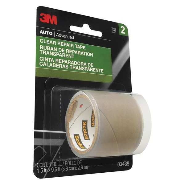 Cinta de reparación transparente de 3M, 1-1/2" x 115", paquete con 24 piezas - 03439