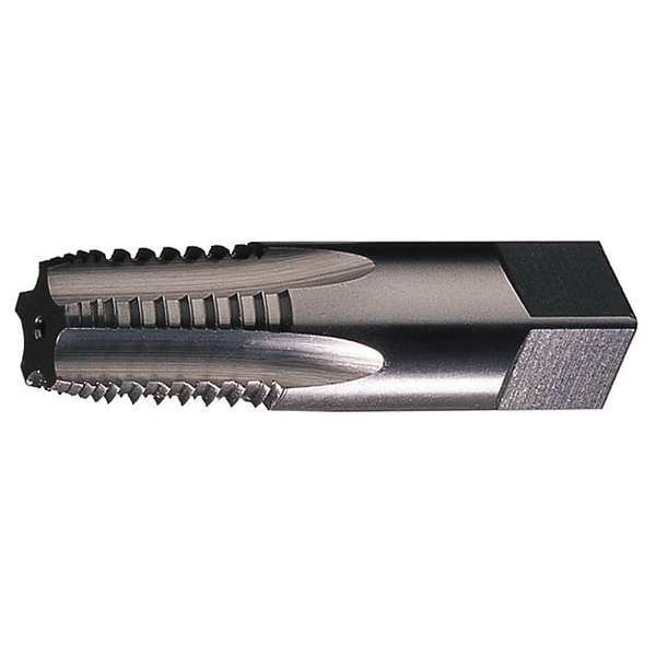 Greenfield Threading Pipe Tap, 1/8"-27, Semi-Bottoming, 4 Flutes, NPTF - 385752