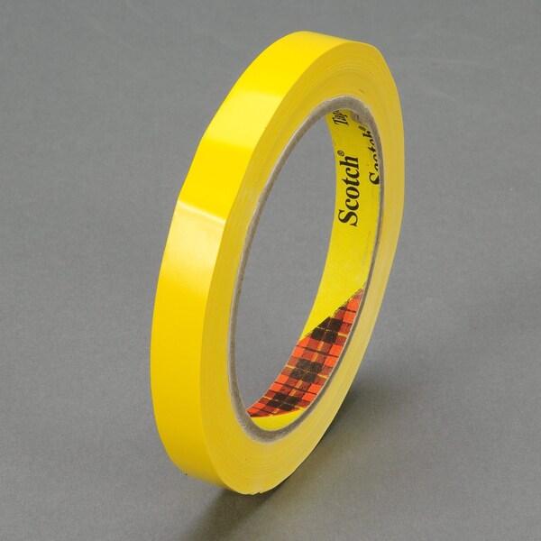 Cinta de codificación de colores Scotch 690, Amarillo, 12 mm x 66 m, 144 rollos por caja - 690