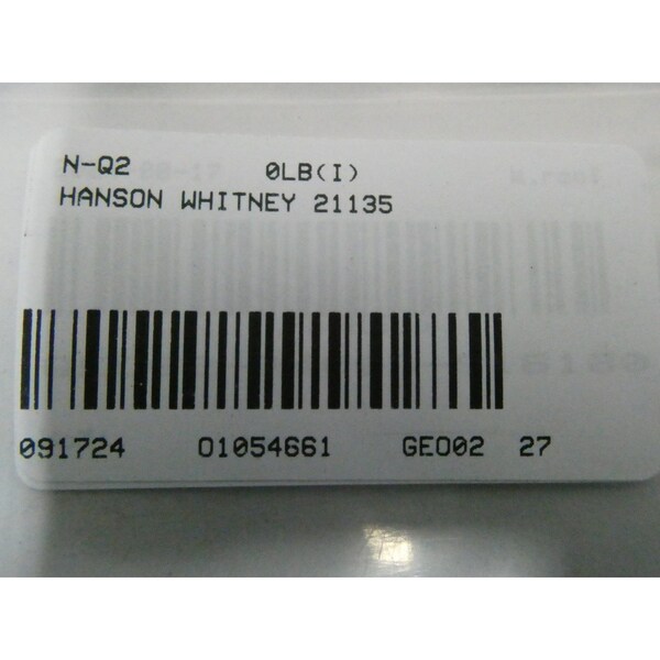 Hanson Whitney SET OF 3 5/16-18 4FL GH-3 PIPE BOLT TAP - 21135