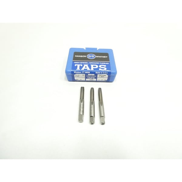 Hanson Whitney SET OF 3 5/16-18 4FL GH-3 PIPE BOLT TAP - 21135
