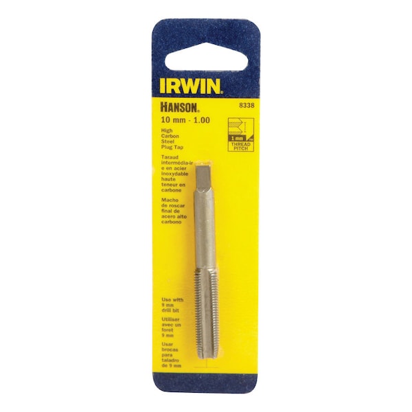 Irwin Irwin Hanson High Carbon Steel Metric Plug Tap 10 - 1.00 mm 1 pc - 8338