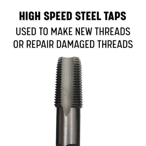 Drill America Pipe Tap, 2-1/2"-8, 7 Flutes, NPT - DWT64014