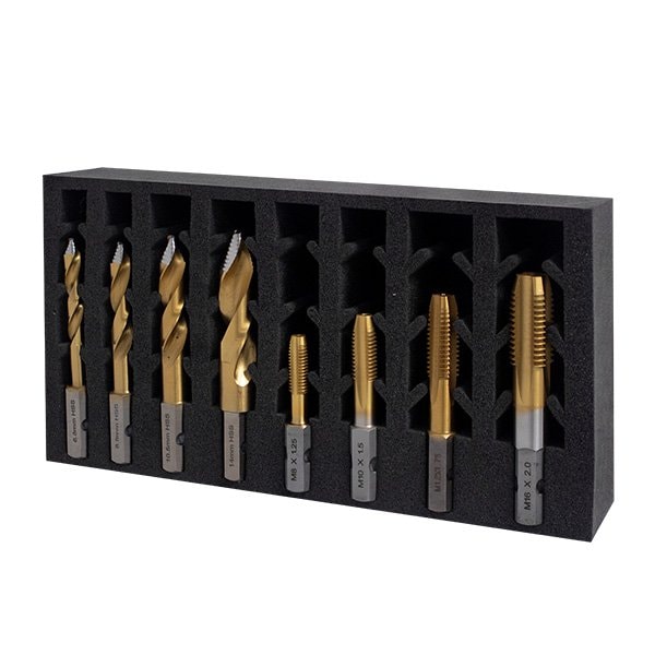 Versadrive Combo Set, #7, #F, 5/16, 27/64 TurboTip + 1/4, 5/16, 3/8, 1/2 in. Taps - 328016-SET2