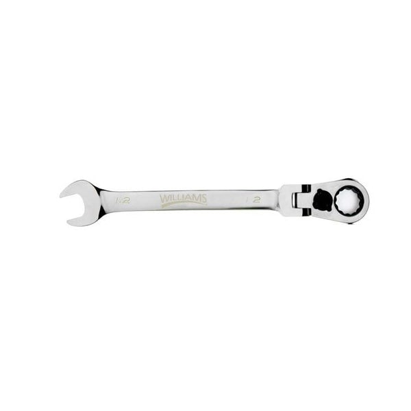 Llave combinada Williams, abertura de 11/16 pulgadas, redondeada, longitud total de 9 pulgadas - JHW1222RCF
