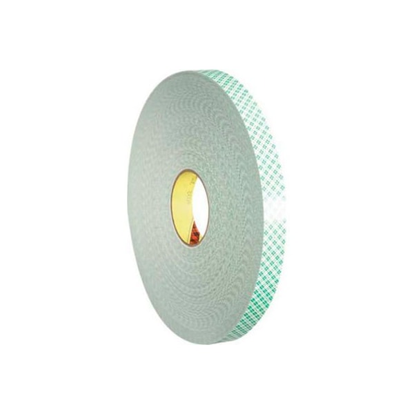 Empaque de caja Cinta de espuma de doble cara 3M„¢ 4032 de 1/2" x 5 yardas. Natural de 1/32" de grosor - T9534032R